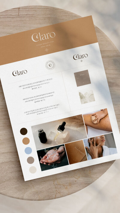 Style-Guide-Claro-semi-custom branding kits