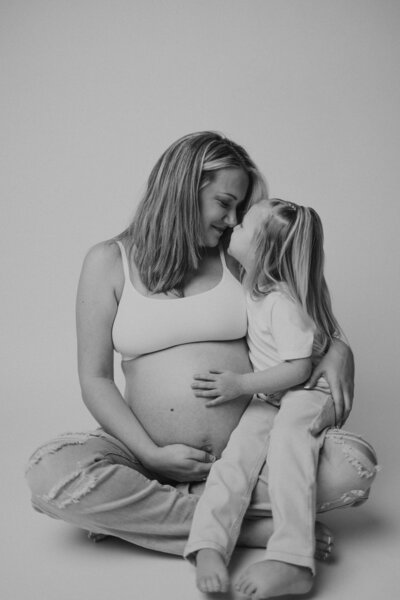 pregnant woman posing