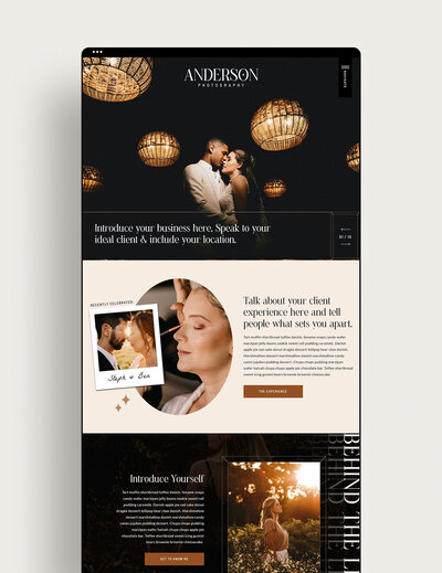 showit template for photographers