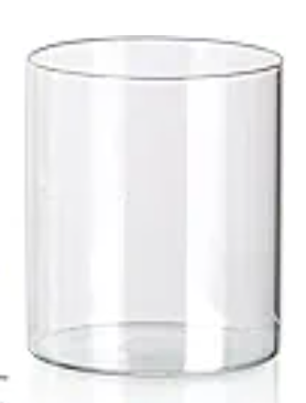 clear glass vase 