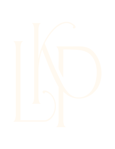 Lindsey Kristian Photography submark logo champagne