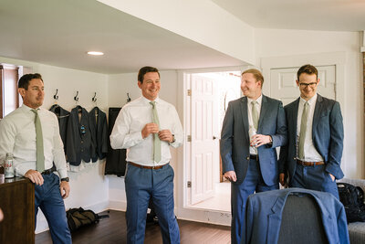 groomsmen suite at Birkby House