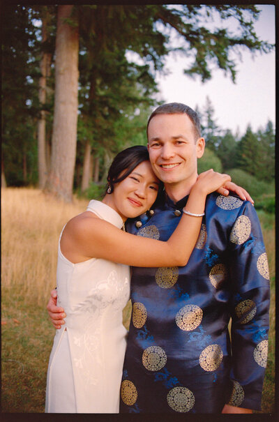Wedding film photography candid documentary Portland Seattle California New York Vietnames Backyard wedding