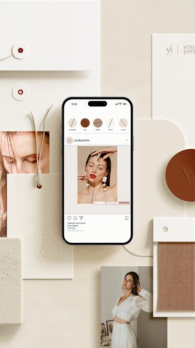 Moodboard huisstijl ontwerp MUA