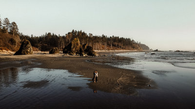 whidbey island engagement session