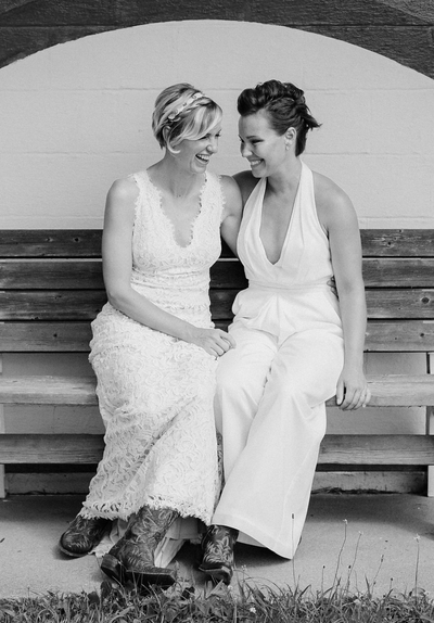 A professional women's soccer player and her partner