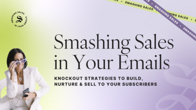 Smashing Sales Emails course cover