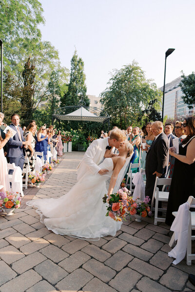 bride hugging father