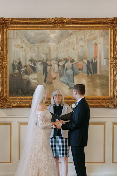 Wedding Ceremony at the Martha Washington Inn in Abingdon, VA