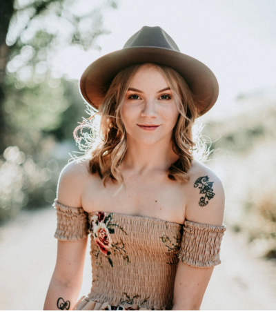 Bride and groom walk up memorial steps at their DC wedding