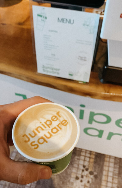 brand latte art