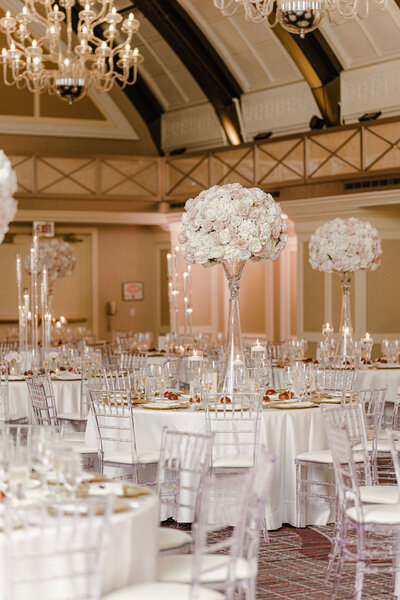 Beautiful wedding coordinated by SouthWind Events in Northwest Indiana, featuring elegant decorations.