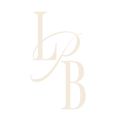 Lauren Baker Photography monogram logo stone