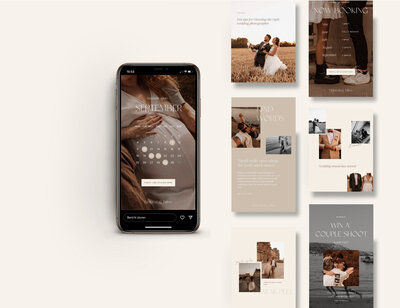 Minimal Instagram templates for photographers