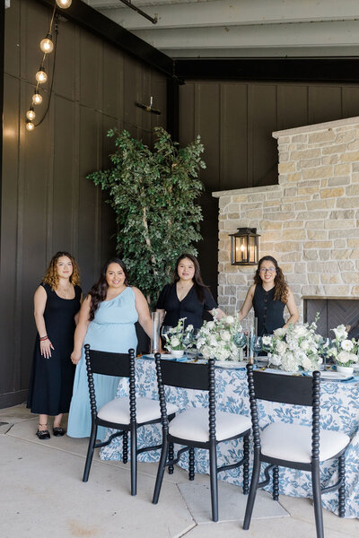 Keyla and her wedding planner team 