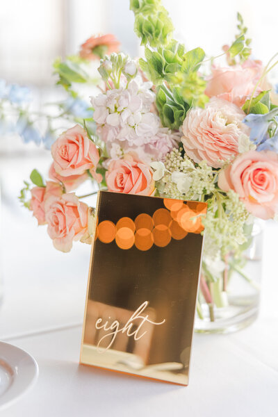 Elegant Custom Wedding Menus | Blue & White Design with Wax Seal

