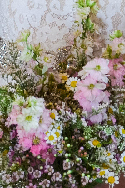 Bridal flowers in American Fork, Utah