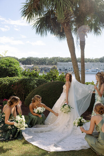 Elegant bridal hair styling, including updos and soft waves, to complement your wedding dress and create a picture-perfect look for your big day.