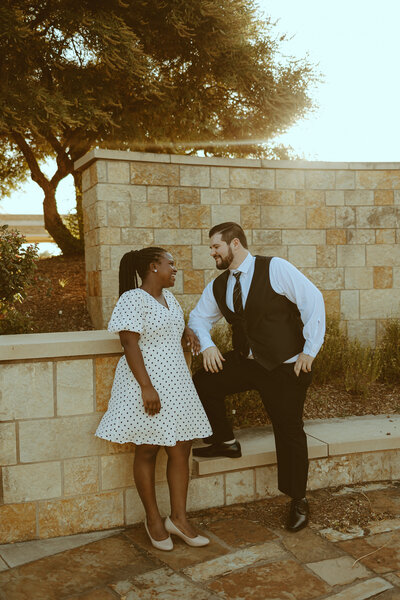 Romantic engagement session in Abilene, TX