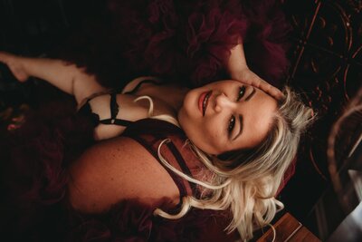 body positive boudoir photoshoot