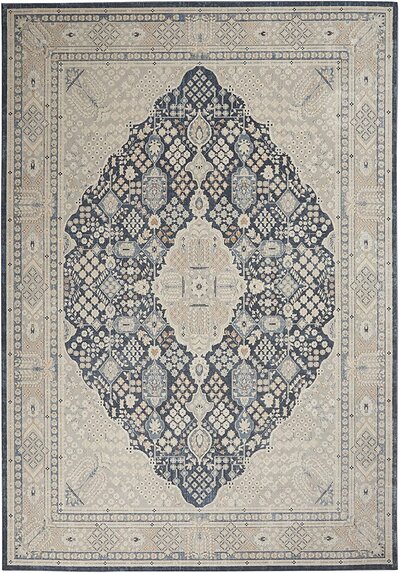 Blue and White rug