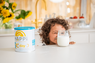 Videography Child drinking milk