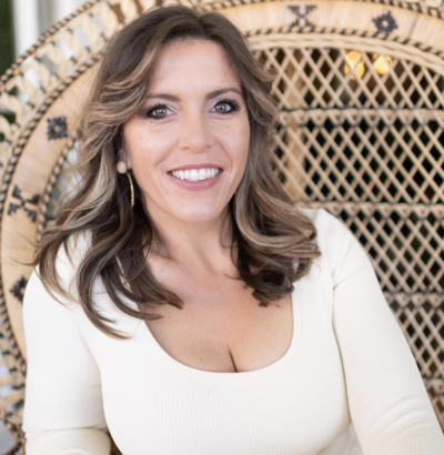 Female entrepreneur smiling