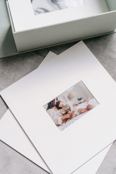 Printed professional photos of family