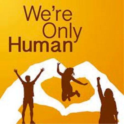We're Only Human Podcast Logo