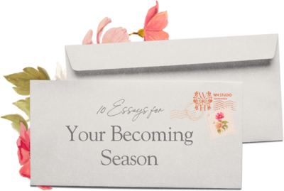 10 Essays for Your Becoming Season by Jess Meyer Watercolour Heart Illustration
