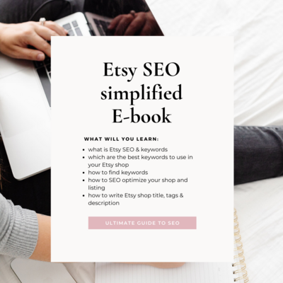 Etsy keywords e-book - small biz babes community