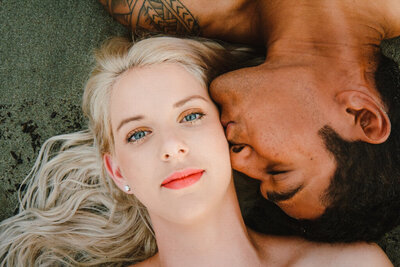 couple on sand