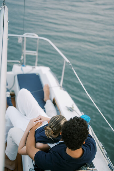 Sailboat engagement session New Jersey