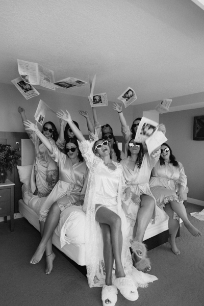 Bachelorette party captured by Christian wedding photographer and videographer Sush Digital Media