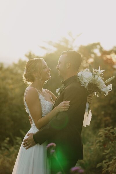 Castle in the Clouds -Indoor Reception Photo with Tables & Chairs Set