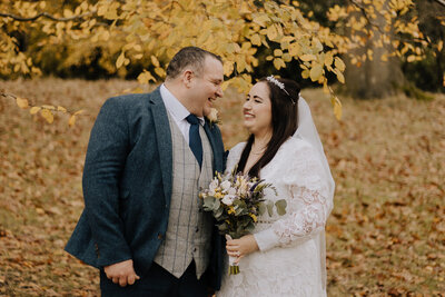 Romantic portraits at Bakewell wedding captured by Sophie Louise