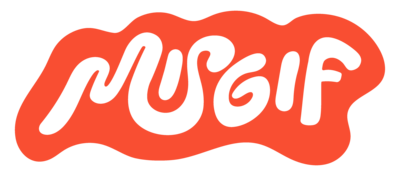Bold red and white MISGIF logo representing creative, interactive photo booth rentals for corporate events and brand activations in Phoenix, Arizona