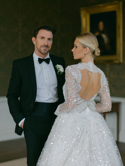 Bride and Groom at St.Giles Dorset