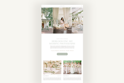 Website mockup.