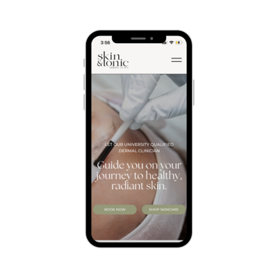 Affordable Website Design for a small business in the beauty industry based in Warrnambool by website designer Coja Creative.