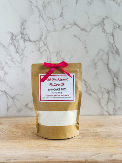 Sourdough pancake mix for easy baking at home.