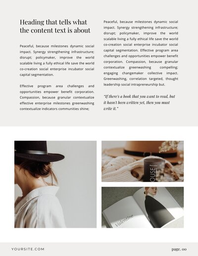 Ebook-Content Page