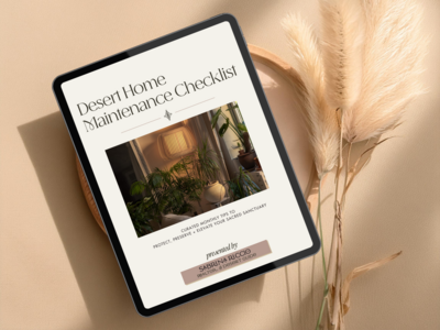 Desert Home Maintenance Checklist Landscape
