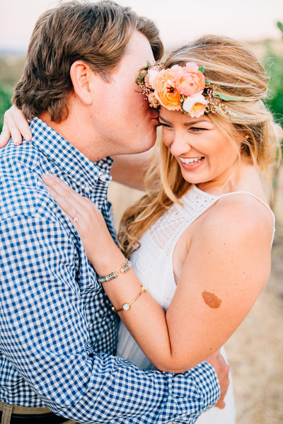 Paso Robles wedding photography in vineyard by Amber McGaughey