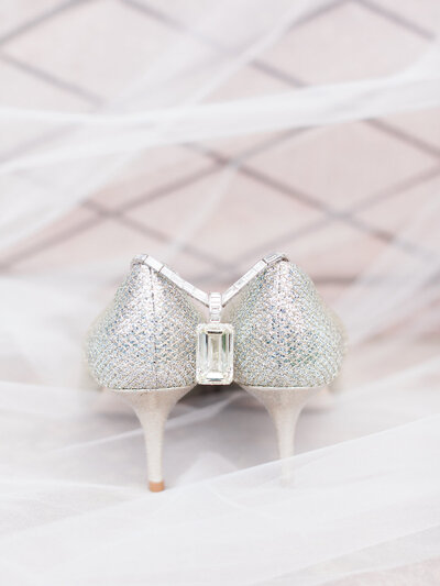 Large diamond wedding necklace jimmy choo bridal shoes wedding photographer sky walton