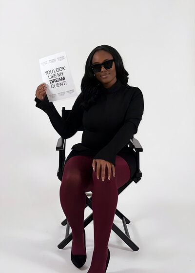 Daijah Janae, founder of Her Higher Standard, a brand and web design strategy studio for female entrepreneurs