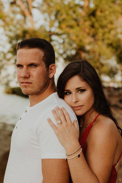fall engagement photos