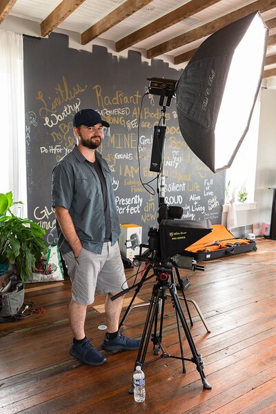 Course Filming Videographer for creative small businesses located in Forest, Virginia.