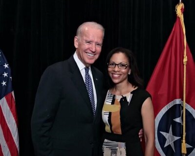 Traci With President Biden