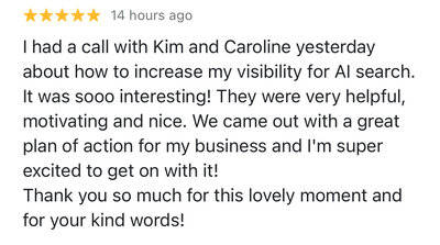 Testimonials from wedding vendors who used the AI Wedding Vendor Assistant for more visibility and bookings